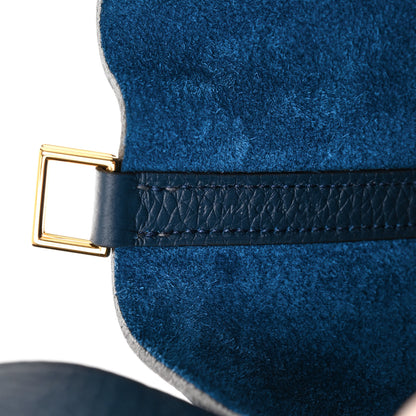 Hermes Taurillon Clemence Picotin Lock 22 MM Bleu De Prusse 7 of 11