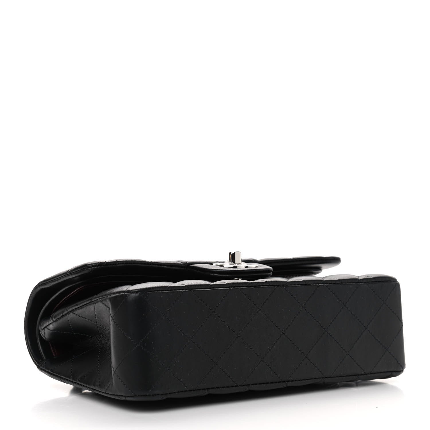 Chanel Lambskin Quilted Small Double Flap Black 4 of 11