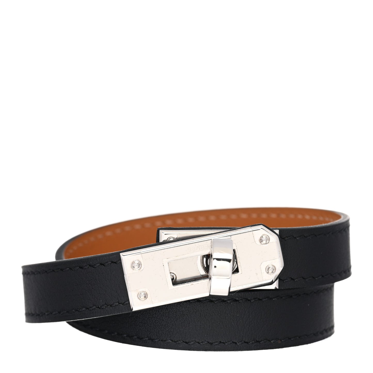 Box Kelly Double Tour Bracelet T3 Black