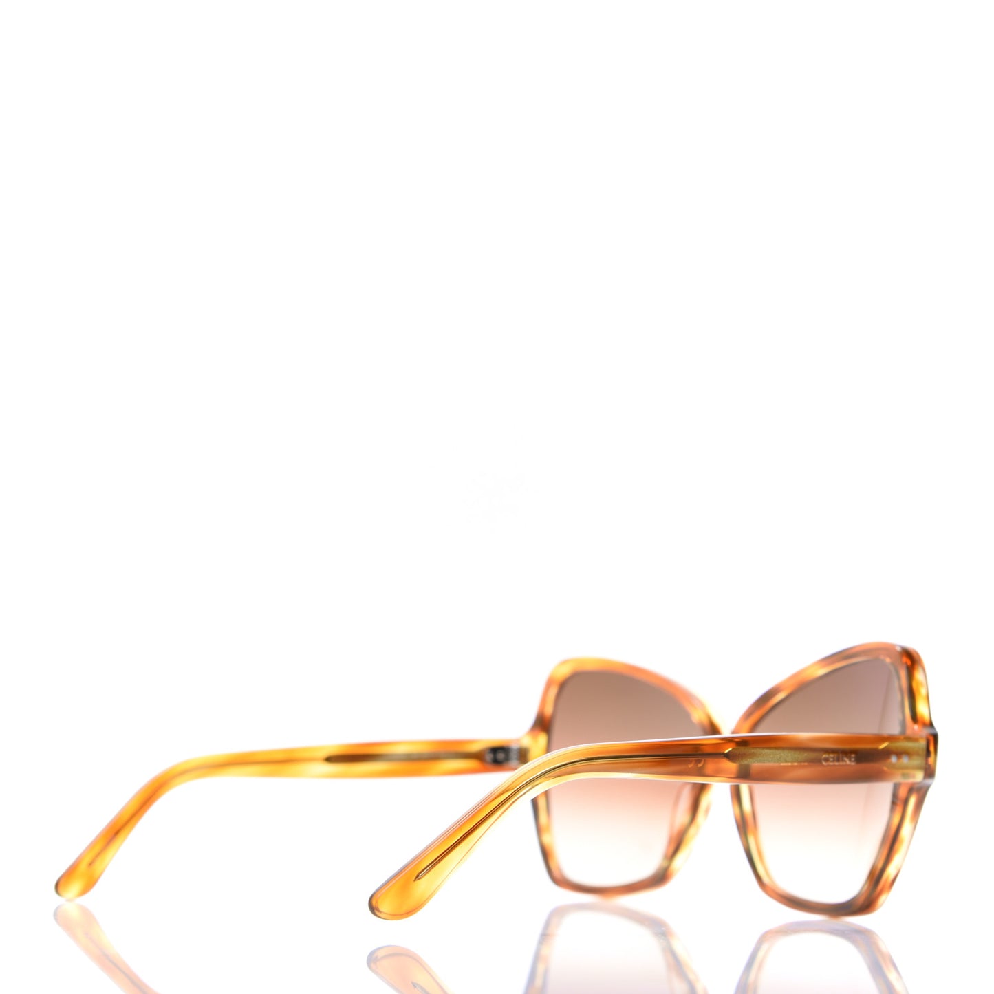 Acetate Butterfly Sunglasses CL40064I Havana