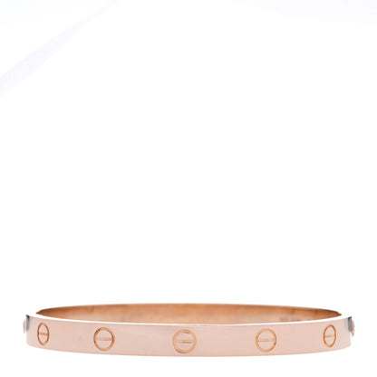 Cartier 18K Pink Gold LOVE Bracelet 18 2 of 8