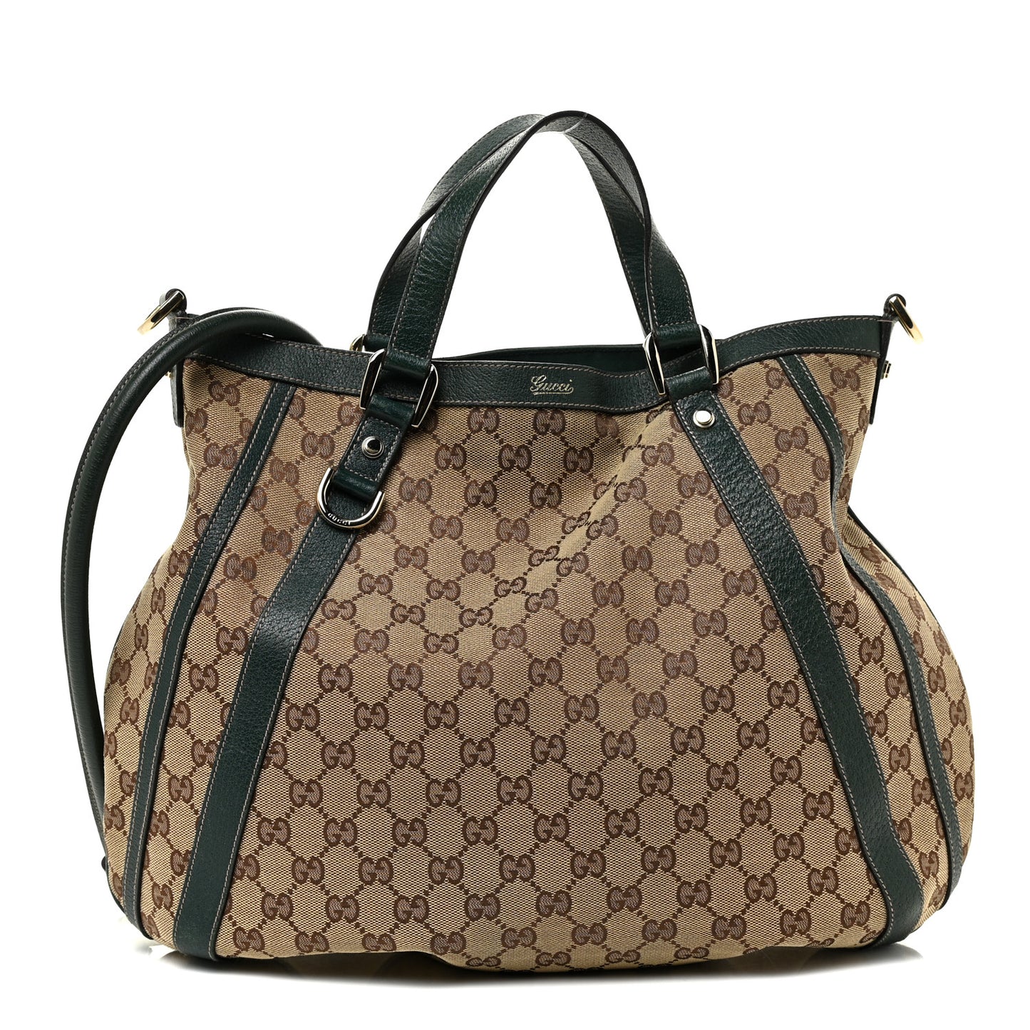 Monogram Medium Abbey Convertible Tote Green