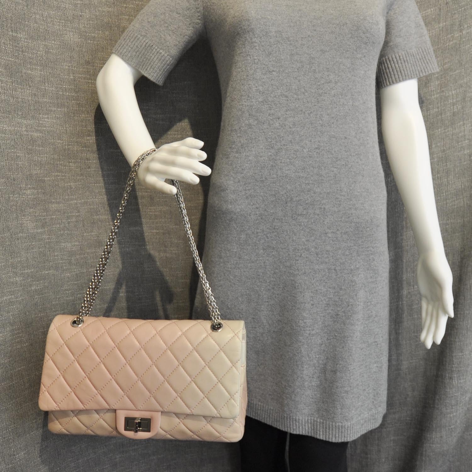 Chanel Lambskin 2.55 Reissue 227 Pink Degrade 3 of 11