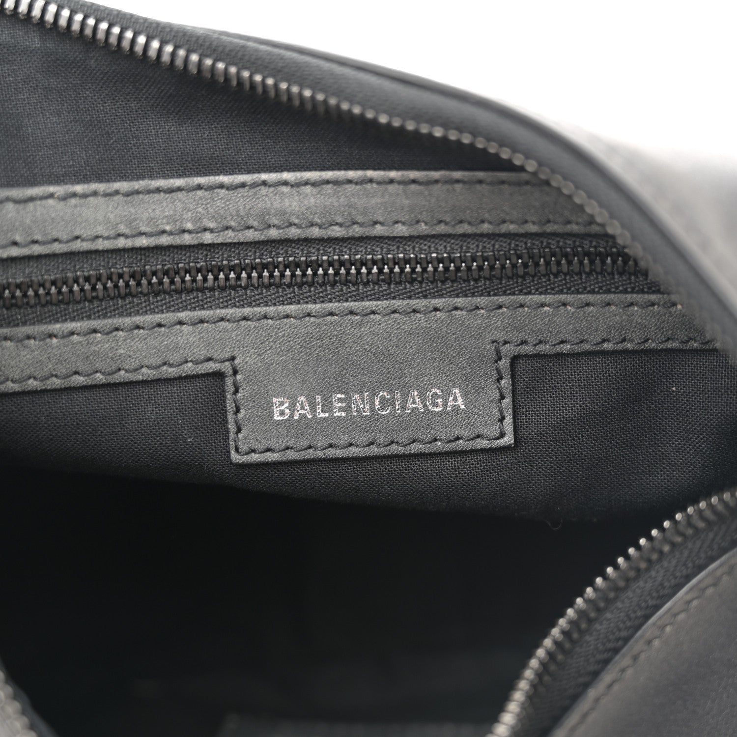 Balenciaga Used Calfskin Small Le Cagole Shoulder Bag Black 7 of 13