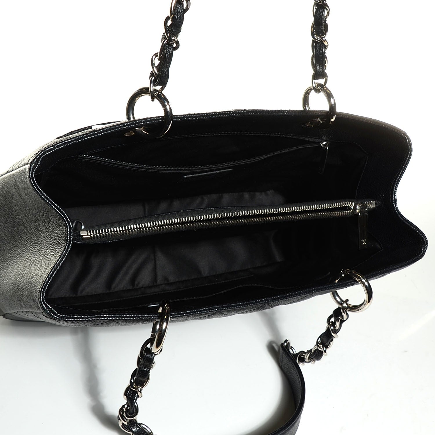 Chanel Caviar Quilted Grand Shopping Tote GST Black 6 of 8