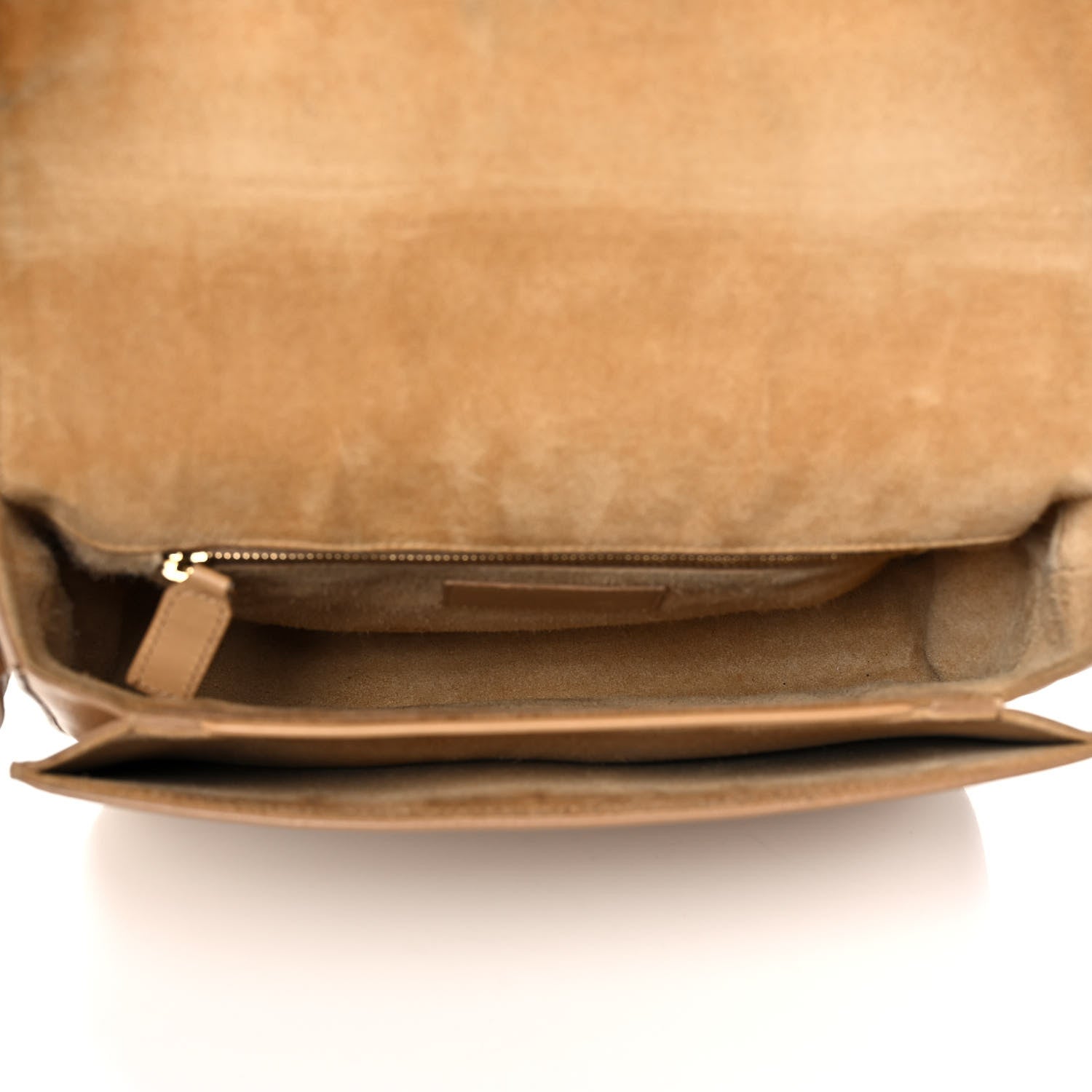 Saint Laurent Calfskin Classic Y Satchel Beige 4 of 17