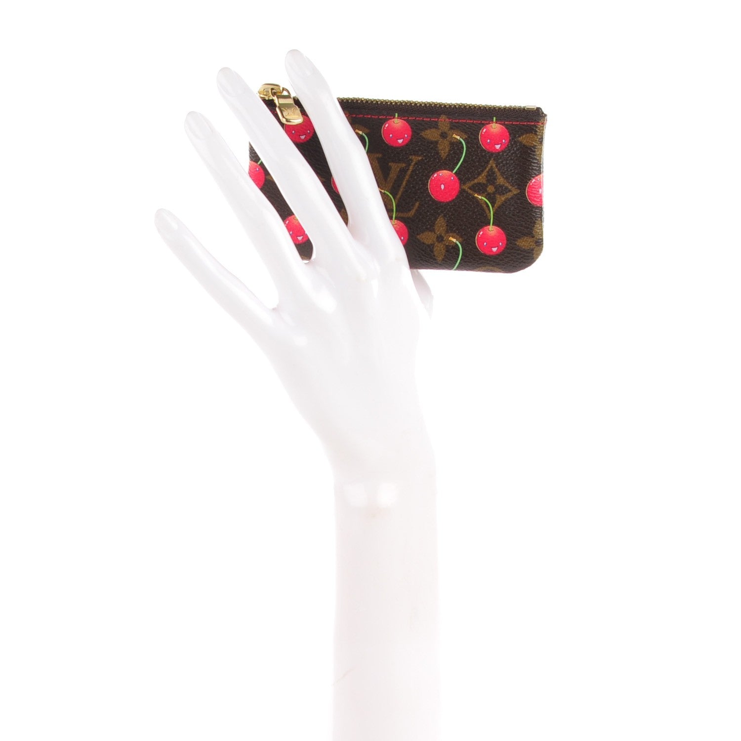 Louis Vuitton Monogram Cerises Key Pouch 2 of 7