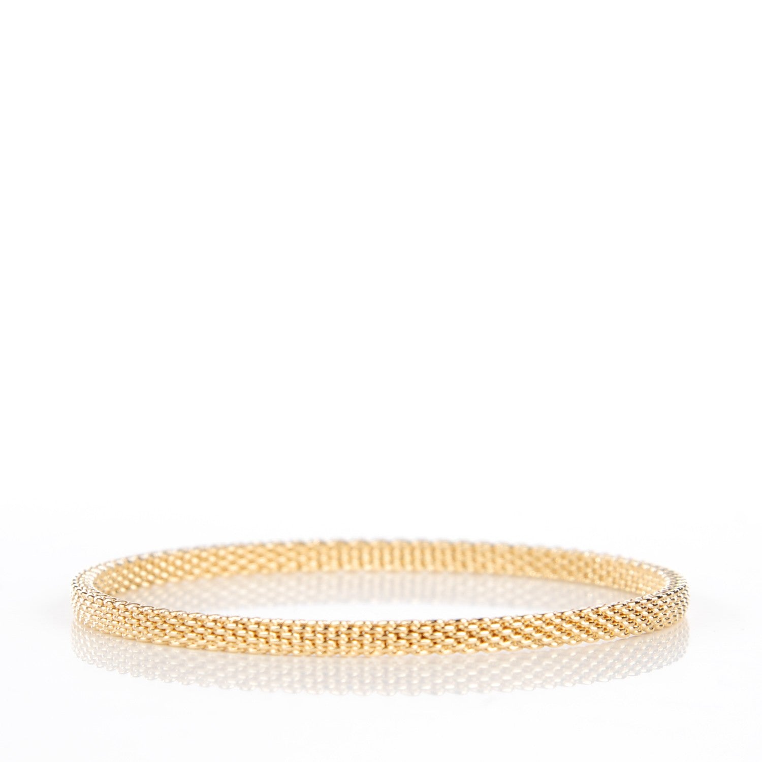 Tiffany 18K Yellow Gold Narrow Somerset Bangle 4 of 4