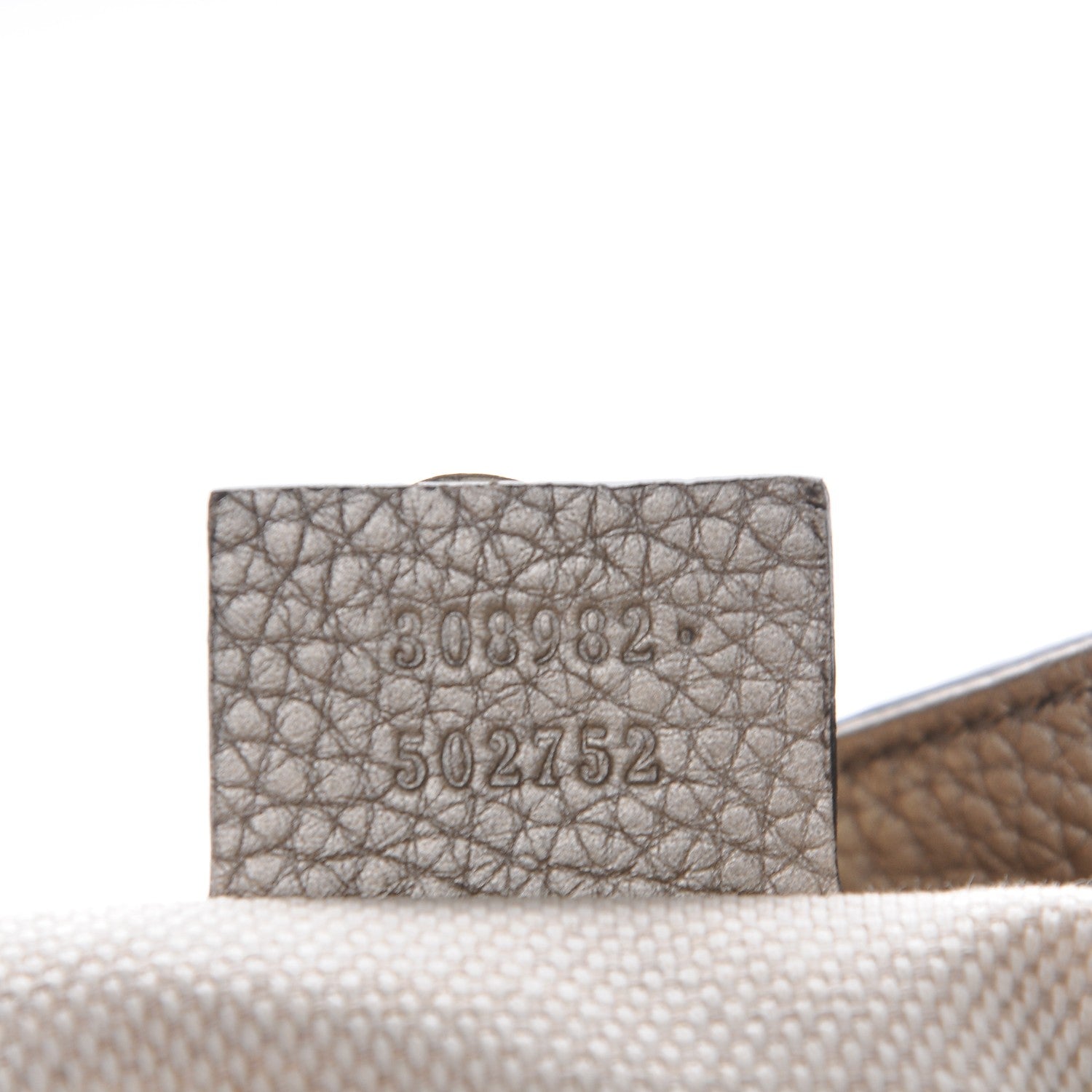 Gucci Metallic Pebbled Calfskin Medium Soho Chain Shoulder Bag Golden Beige 7 of 7