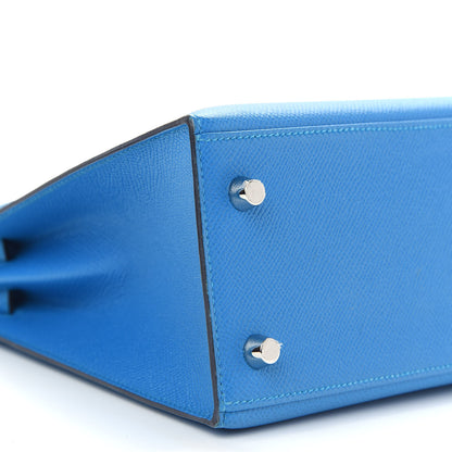 Hermes Epsom Kelly Sellier 25 Bleu Zanzibar 8 of 10