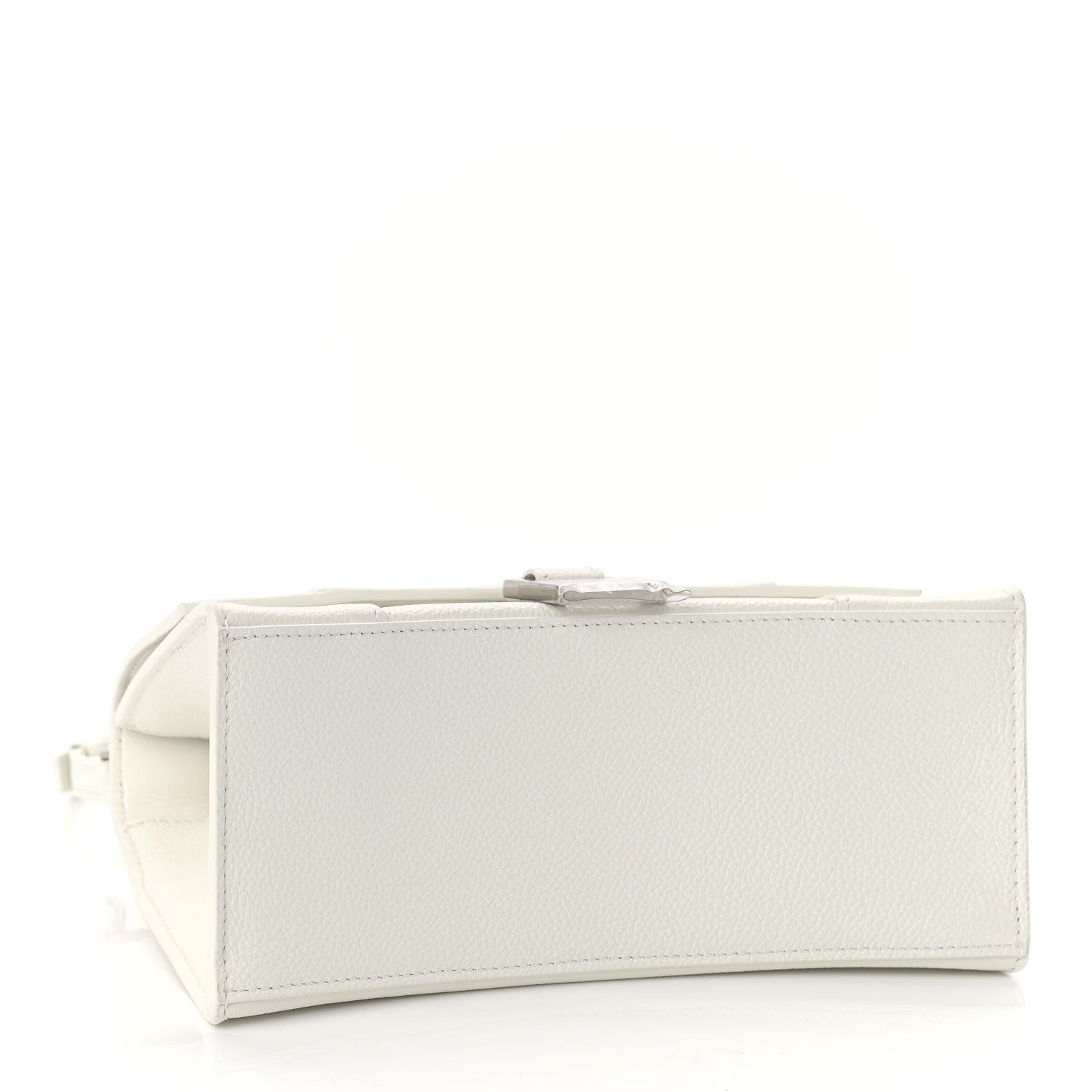 Balenciaga Grained Calfskin Small Hourglass Top Handle Bag White 4 of 9