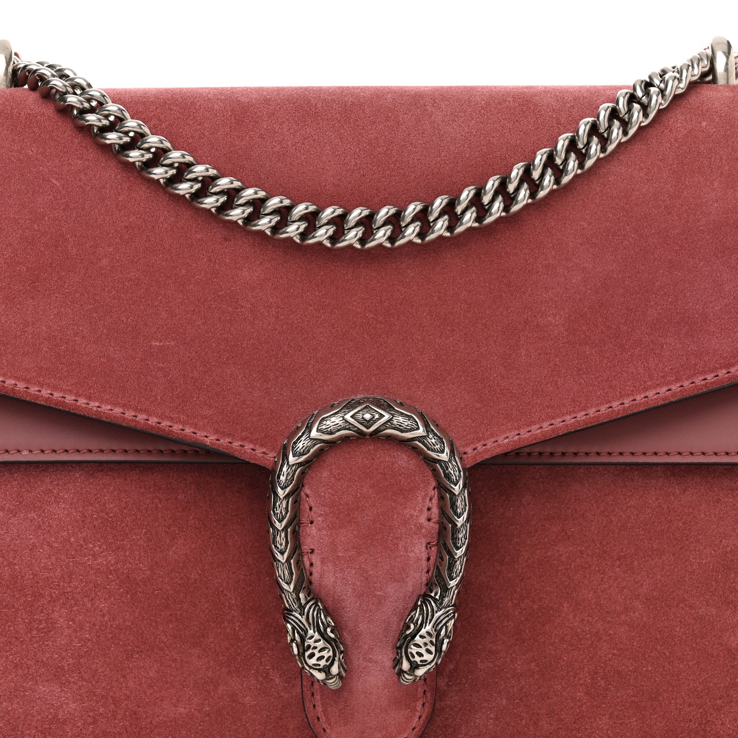 Suede Cudu Vitello Velvet Dionysus Shoulder Bag Dry Rose