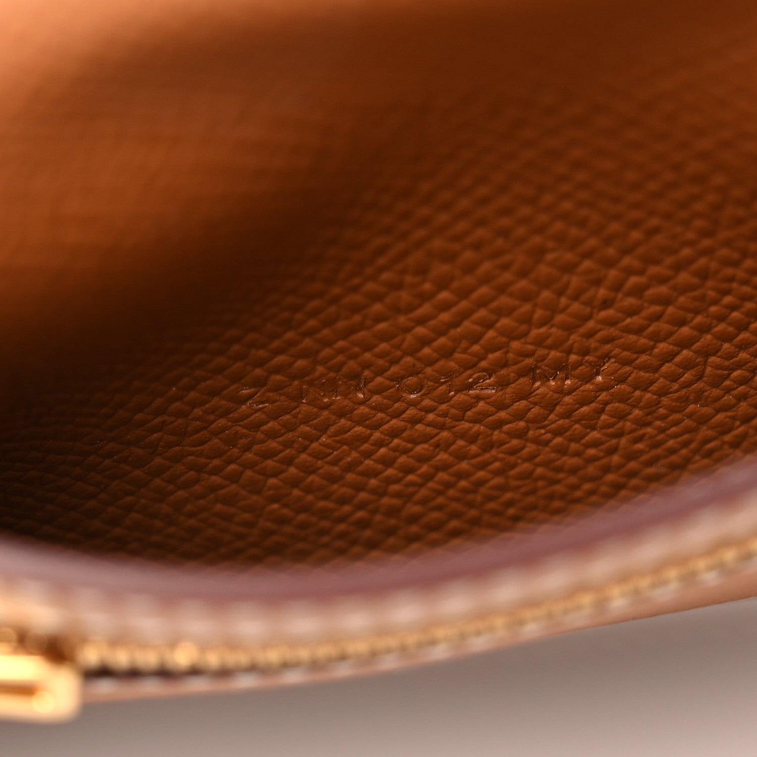 Hermes Epsom Tri-Fold Compact Bearn Wallet Gold 7 of 8