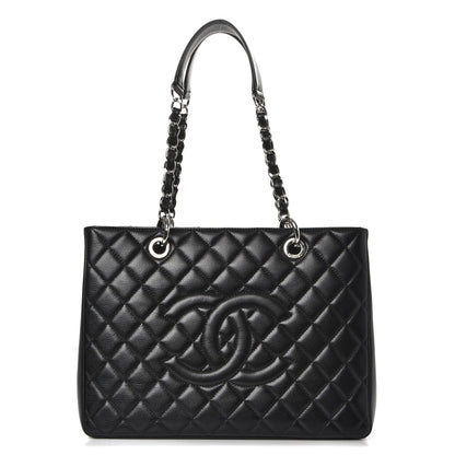 Chanel Caviar Quilted Grand Shopping Tote GST Black 1 of 7