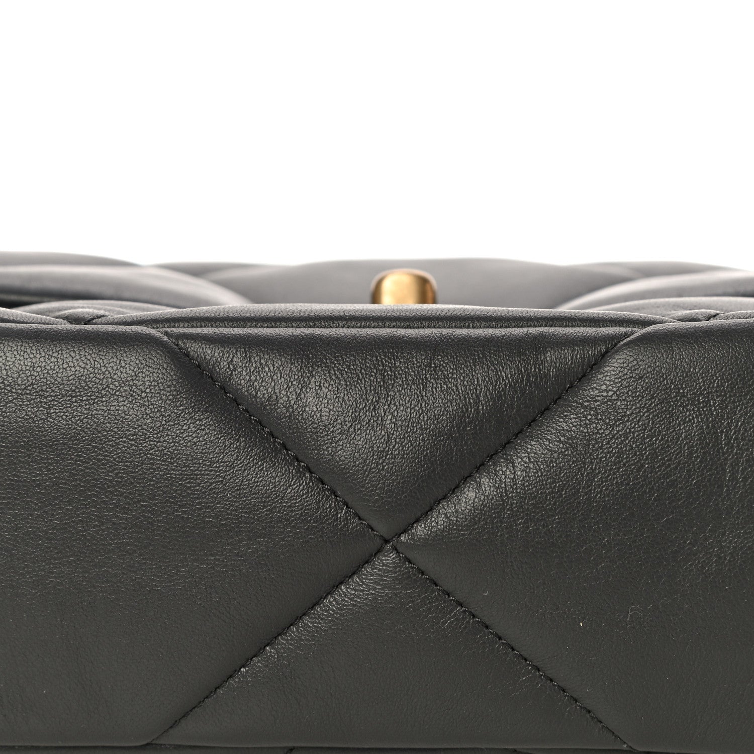 Chanel Lambskin Quilted Medium Chanel 19 Flap Dark Grey 11 of 11