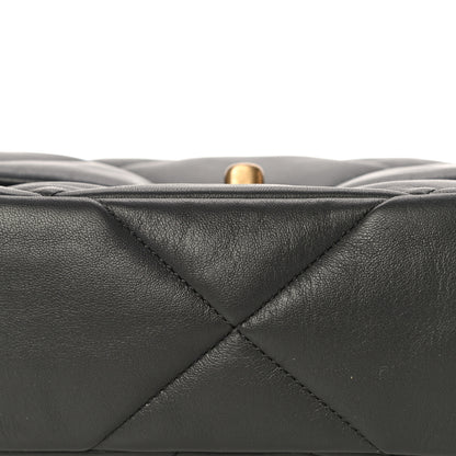 Chanel Lambskin Quilted Medium Chanel 19 Flap Dark Grey 11 of 11