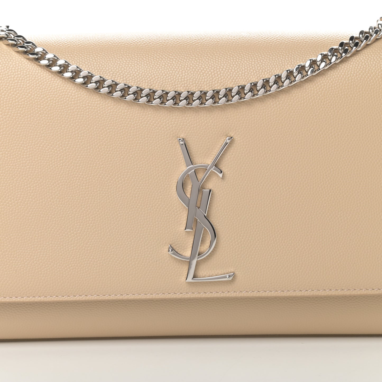 Grain De Poudre Medium Monogram Kate Satchel Nude Powder