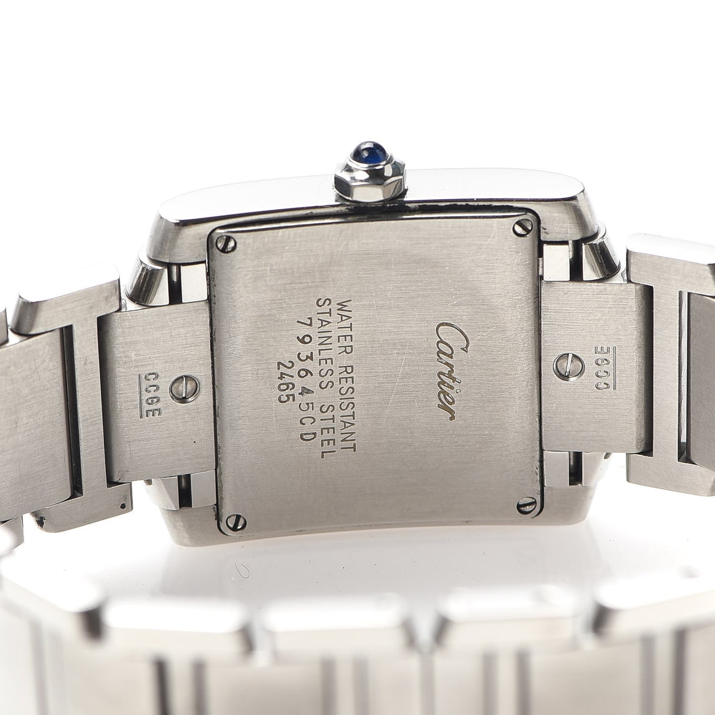 Stainless Steel 25mm Tank Francaise Quartz Watch