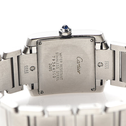 Cartier Stainless Steel 25mm Tank Francaise Quartz Watch 6 of 6