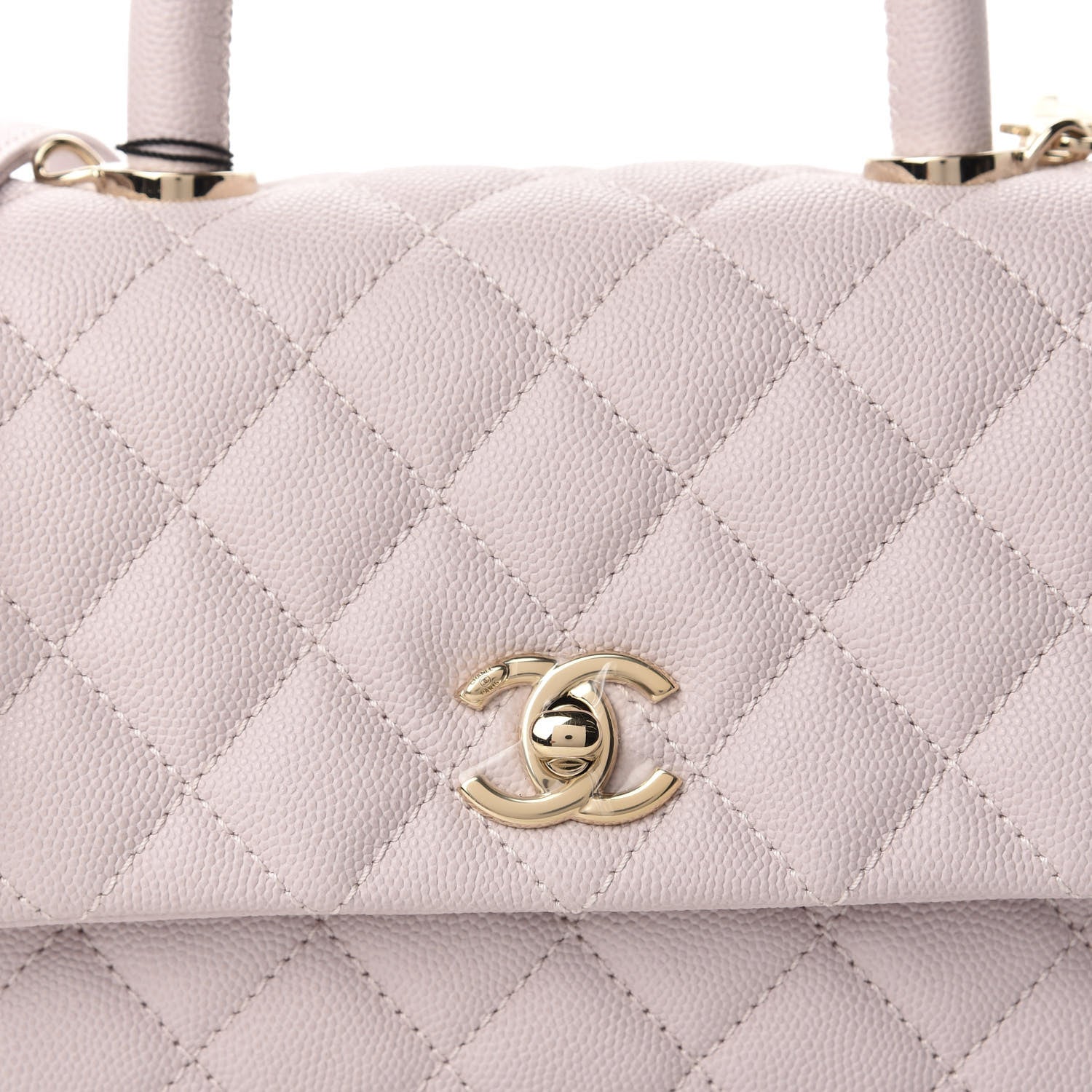Chanel Caviar Quilted Mini Coco Handle Flap Lilas Lilac 10 of 11