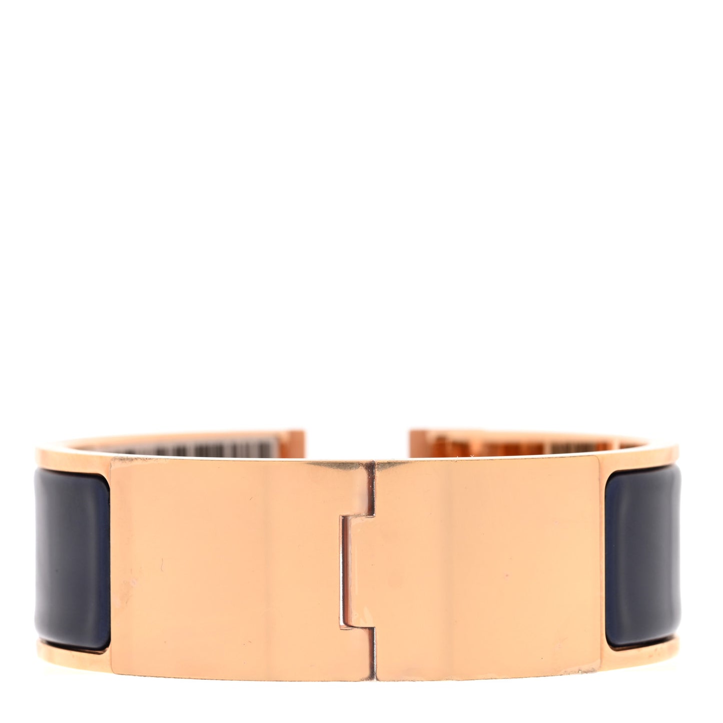 Enamel Wide Clic Clac H Bracelet PM Bleu Abysse