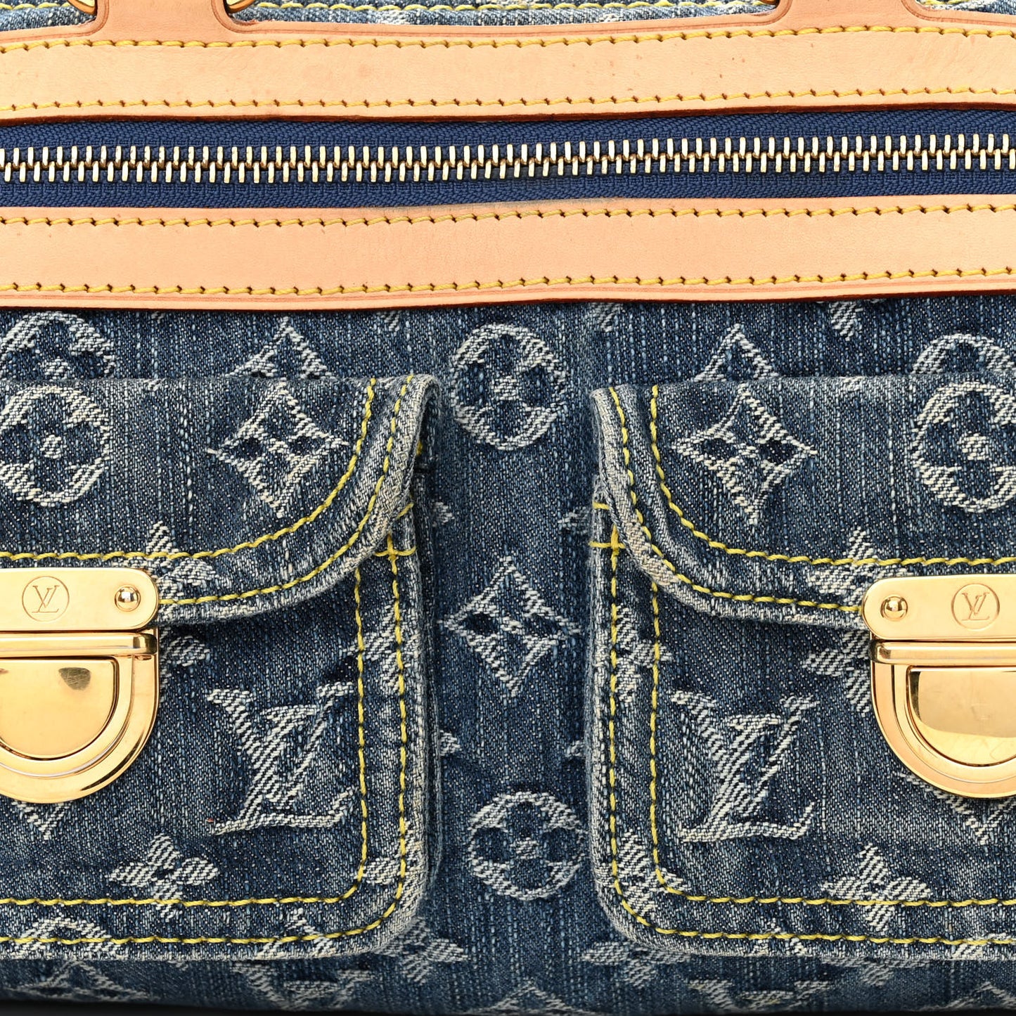 Monogram Denim Neo Speedy Blue