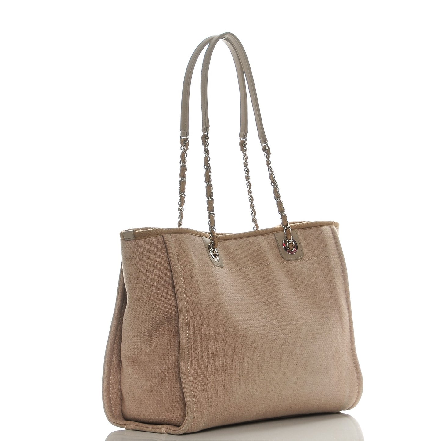 Canvas Small Deauville Tote Ecru