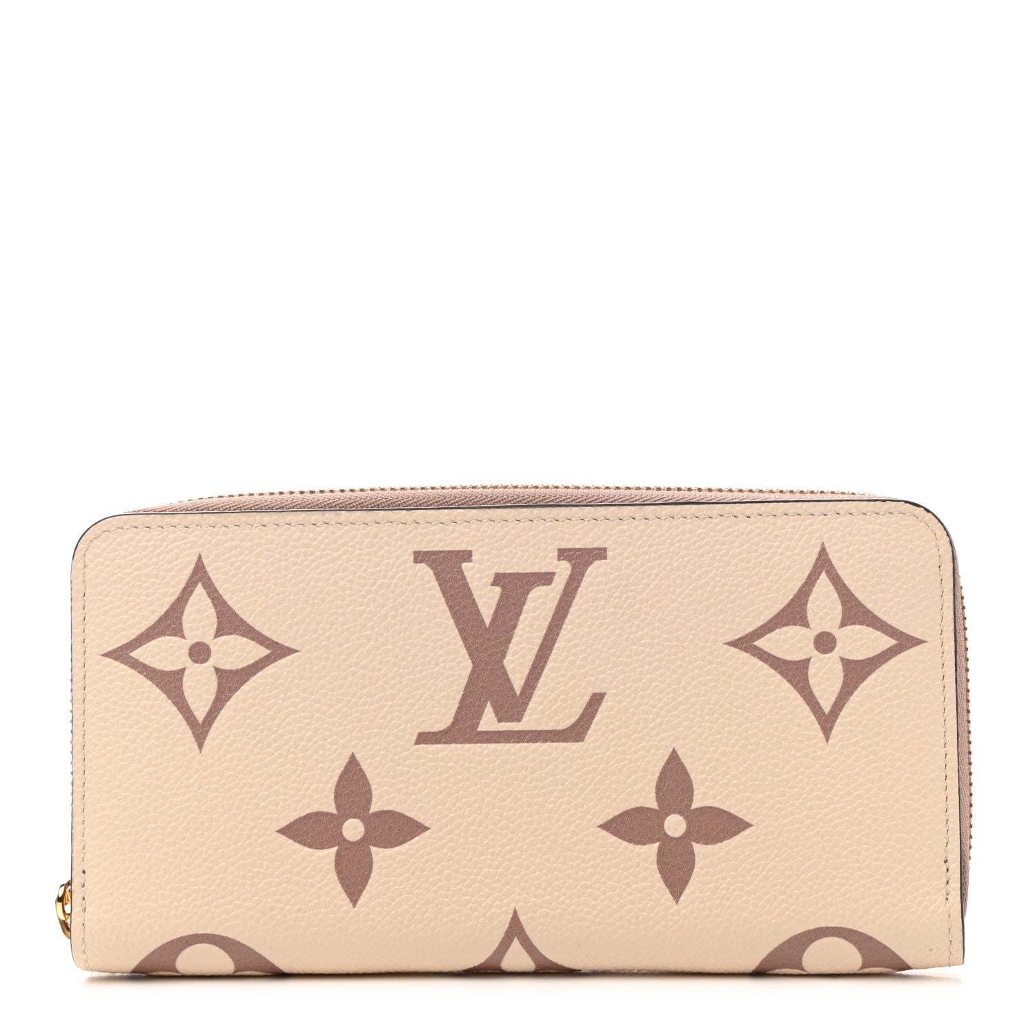 Louis Vuitton Empreinte Monogram Giant Zippy Wallet Creme Bois De Rose 1 of 6