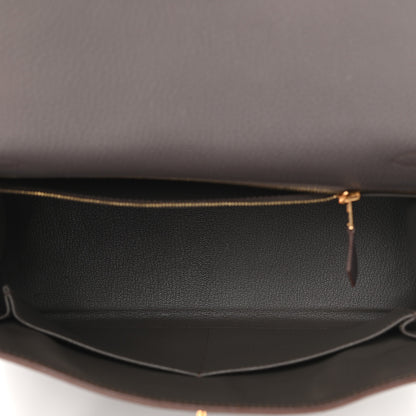 Hermes Togo Kelly Retourne 28 Etain 5 of 11