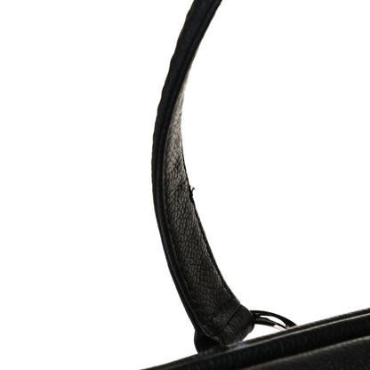 Chanel Caviar Square Stitched Tote Black 12 of 15