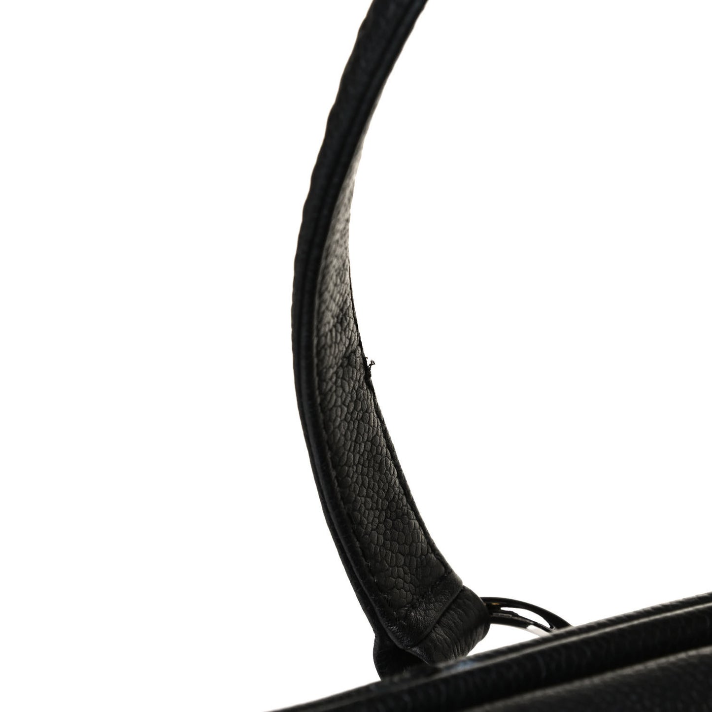 Caviar Square Stitched Tote Black