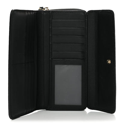 Gucci Soft Microguccissima Continental Zip Wallet Black 6 of 10