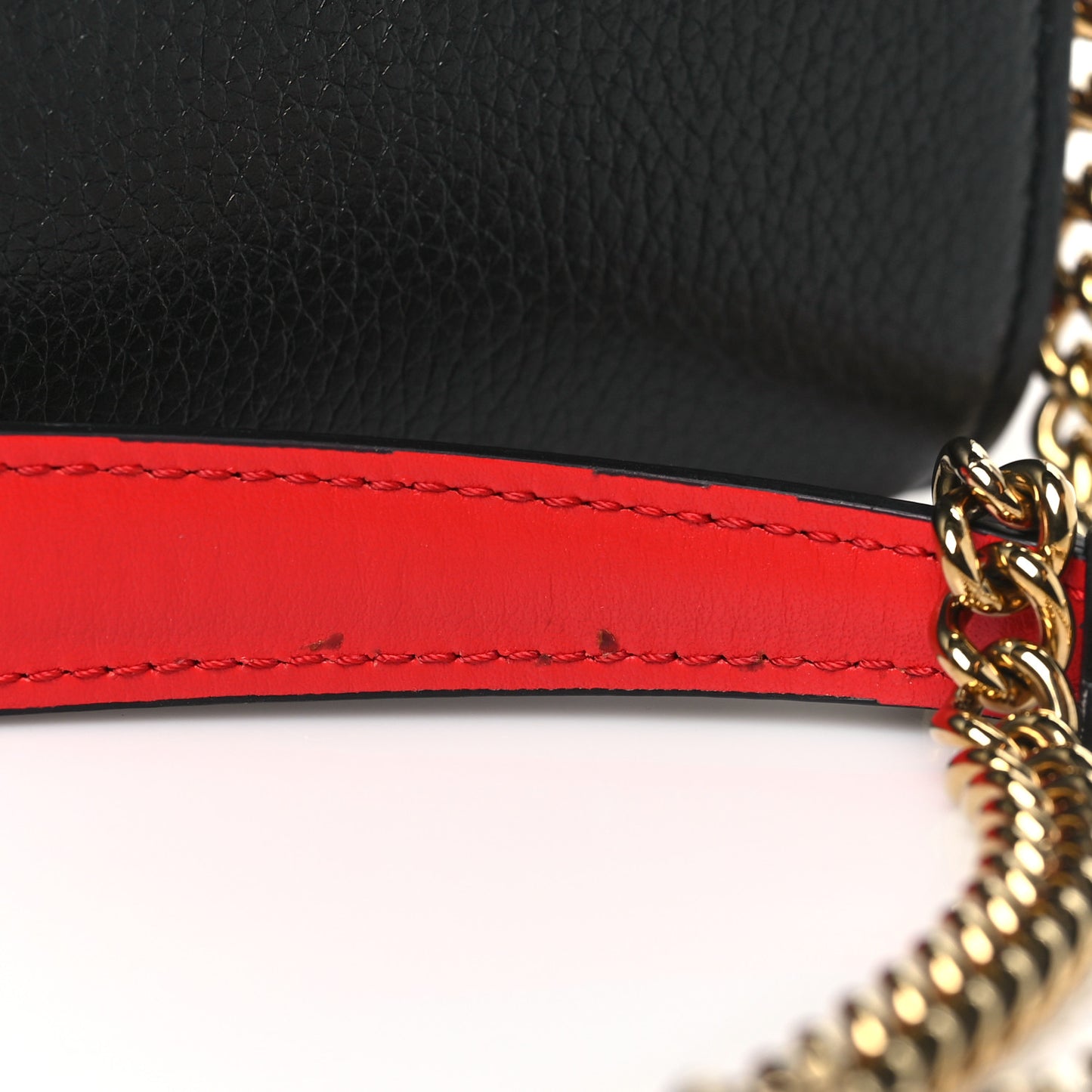 Calfskin Spikes Empire Paloma Clutch Black