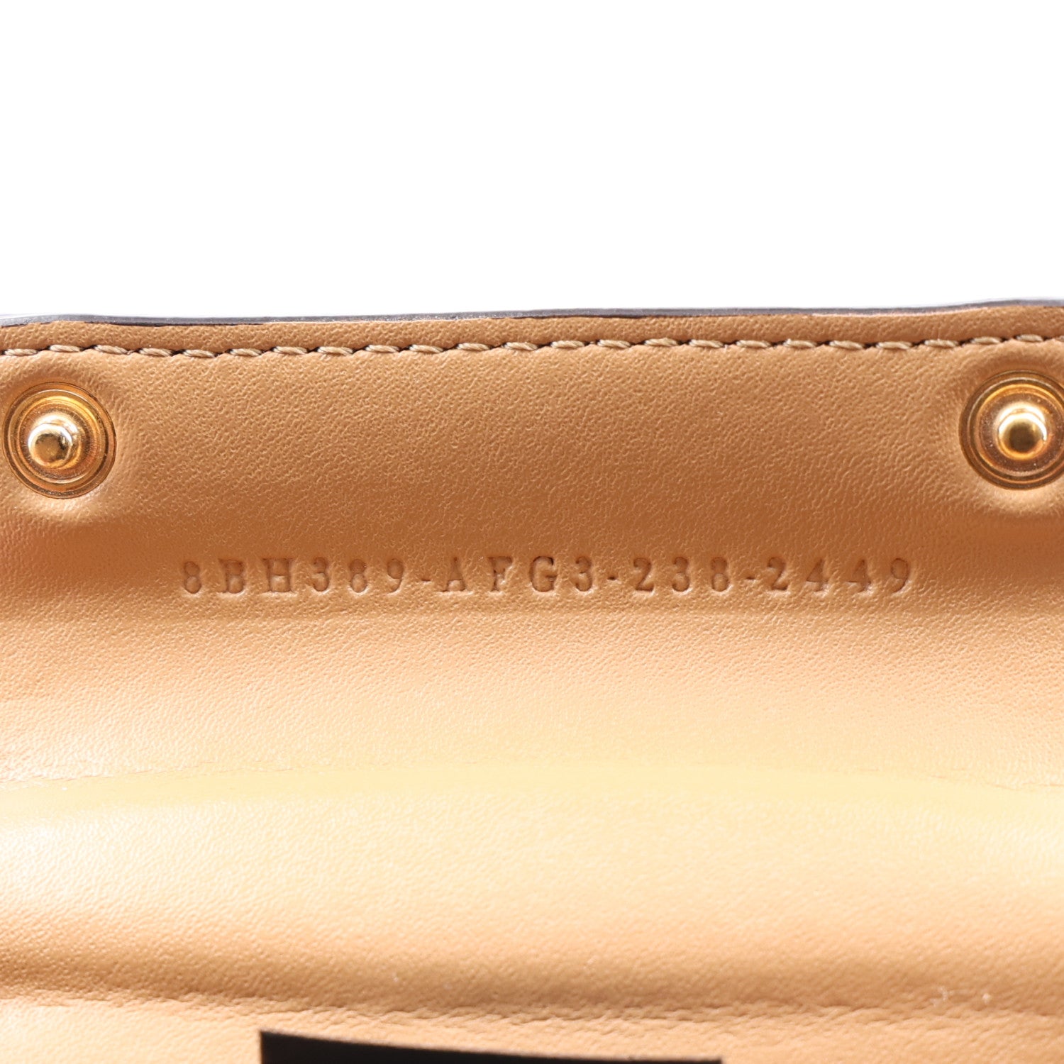Fendi Recycled Plastic Vitello Liberty Matte Medium Fendi Basket White Ice Miele Scuro 7 of 10