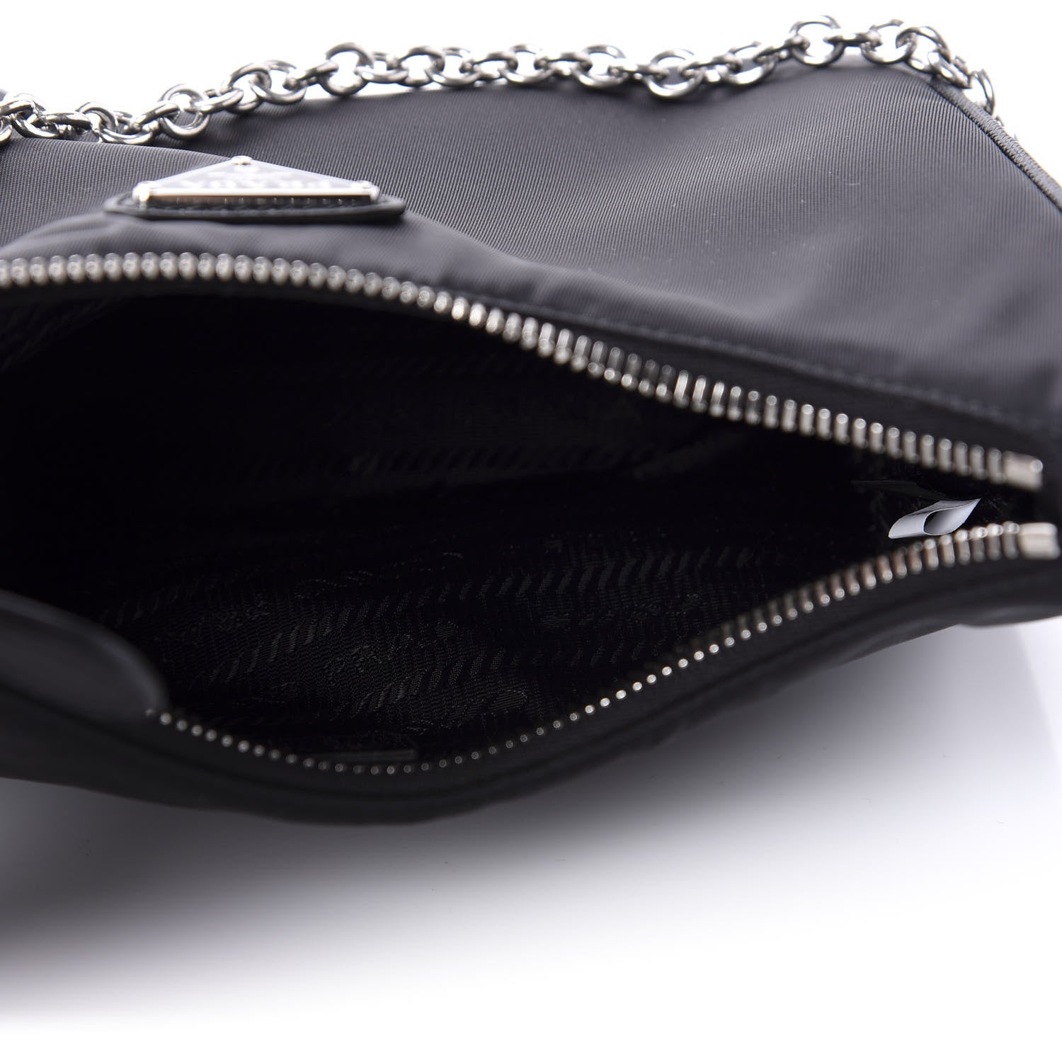 Prada Nylon Re-Edition 2005 Shoulder Bag Black 6 of 11