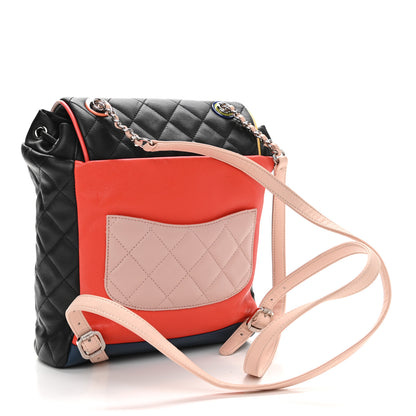 Chanel Lambskin Quilted Small Cuba Urban Spirit Backpack Black 3 of 10