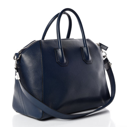 Givenchy Sugar Goatskin Medium Antigona Deep Blue 3 of 10