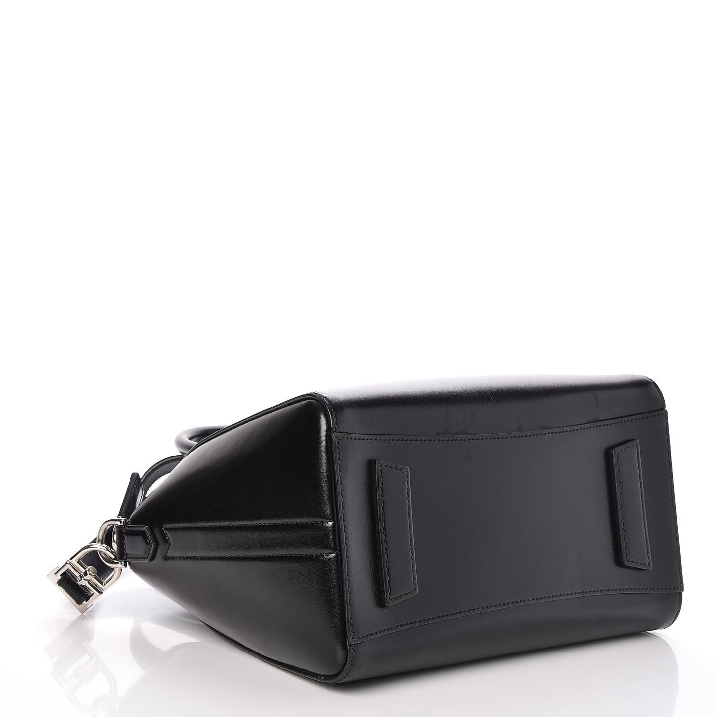 Shiny Lord Calfskin Medium Antigona Black