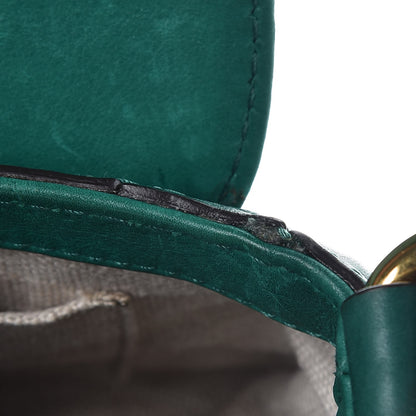 Gucci Calfskin Small Snaffle Bit Shoulder Bag Green 8 of 10