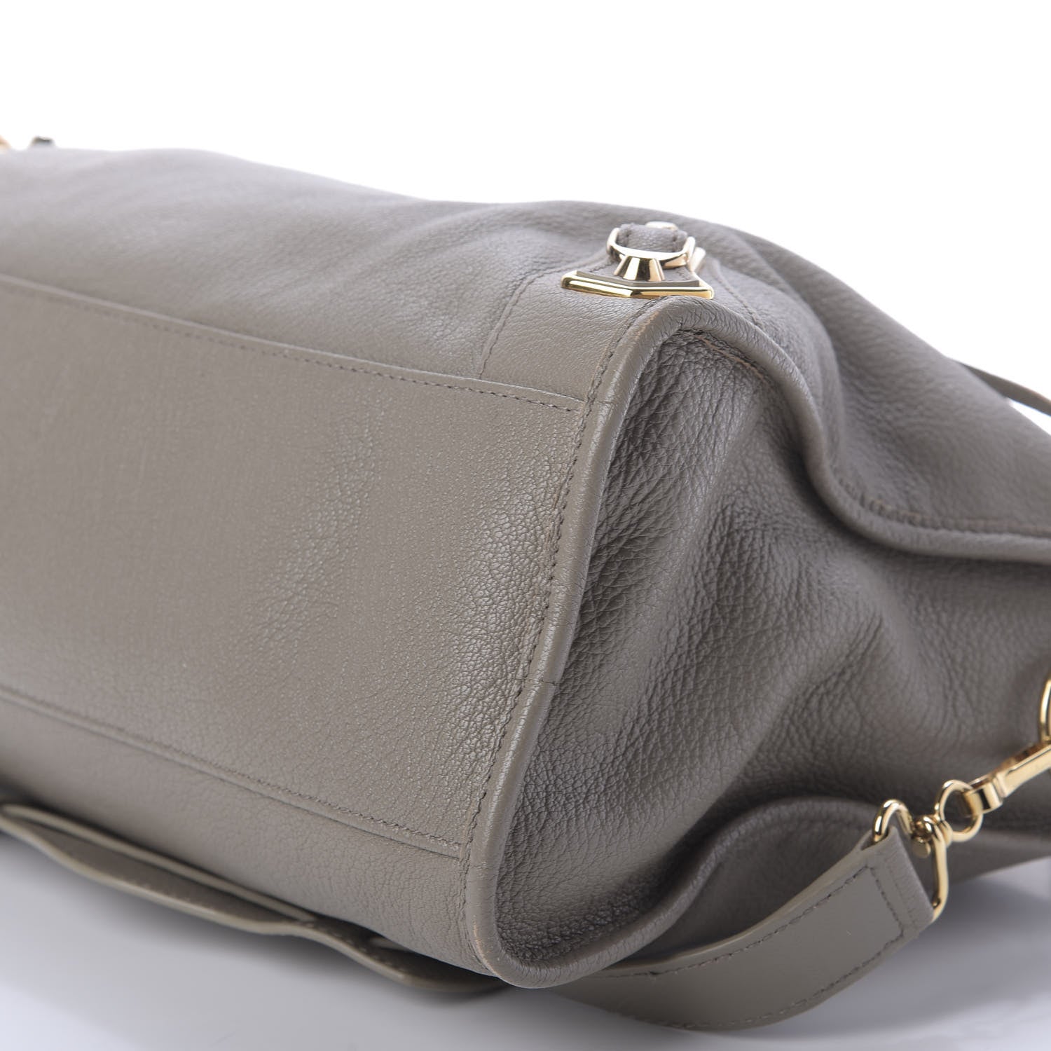 Balenciaga Chevre Gold Metallic Edge Hardware City Gris Taupe 9 of 9