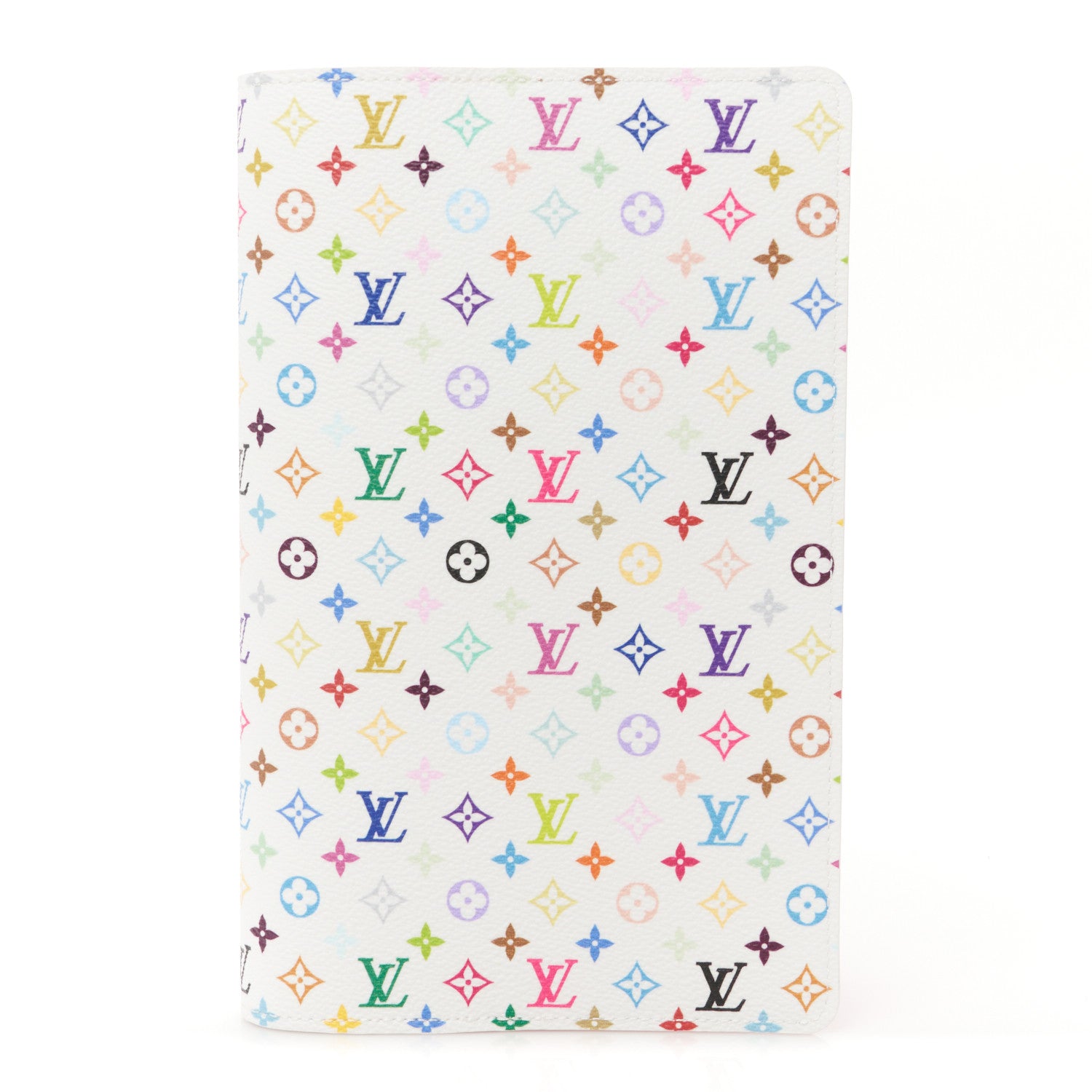 Louis Vuitton LV X TM Monogram Multicolor Emily Notebook Cover MM White 1 of 8