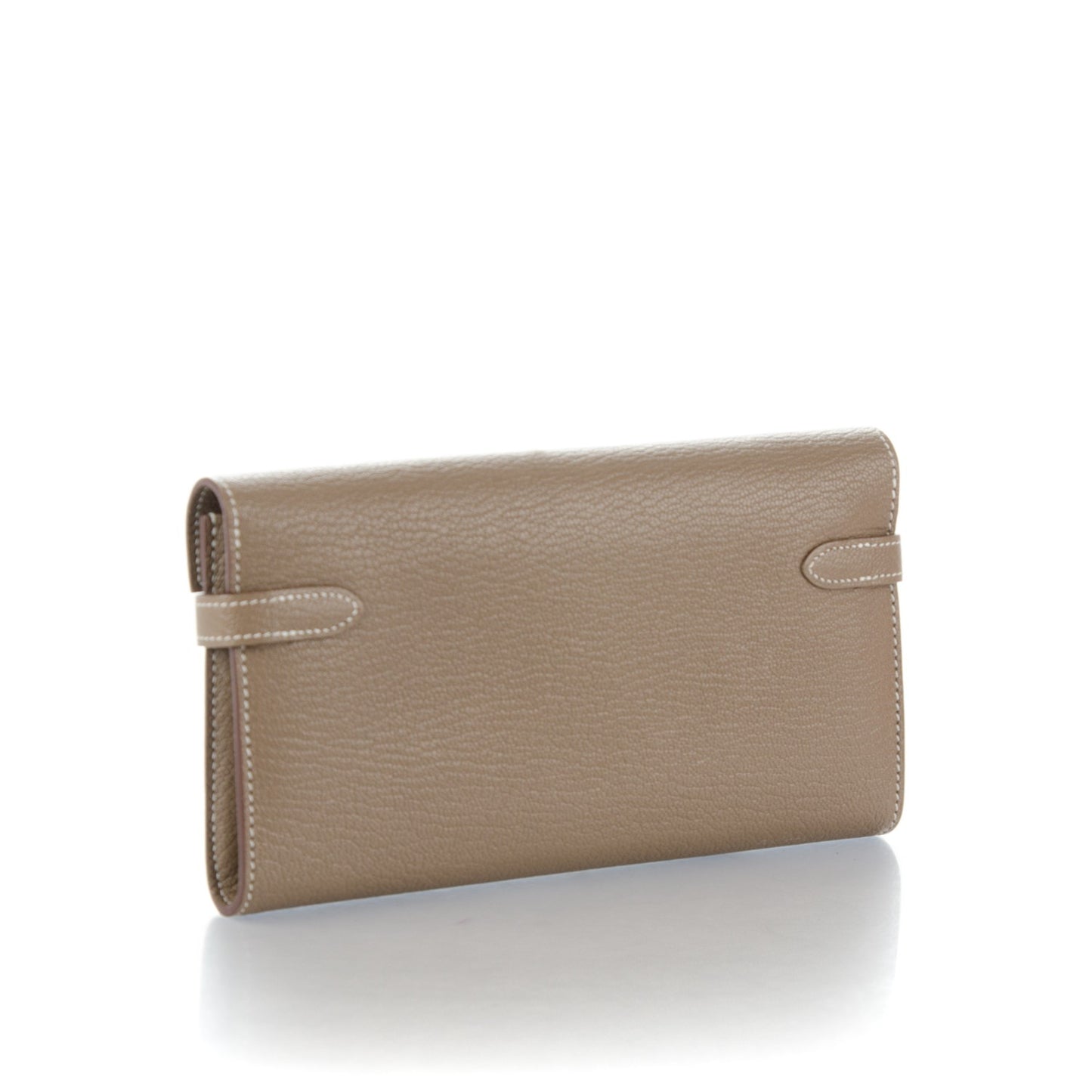 Chevre Mysore Kelly Longue Wallet Etoupe