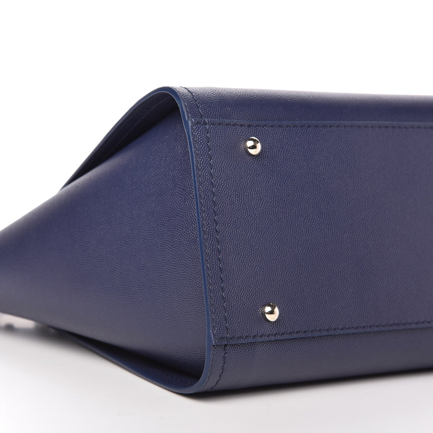 Caviar Small Studded Deauville Tote Navy