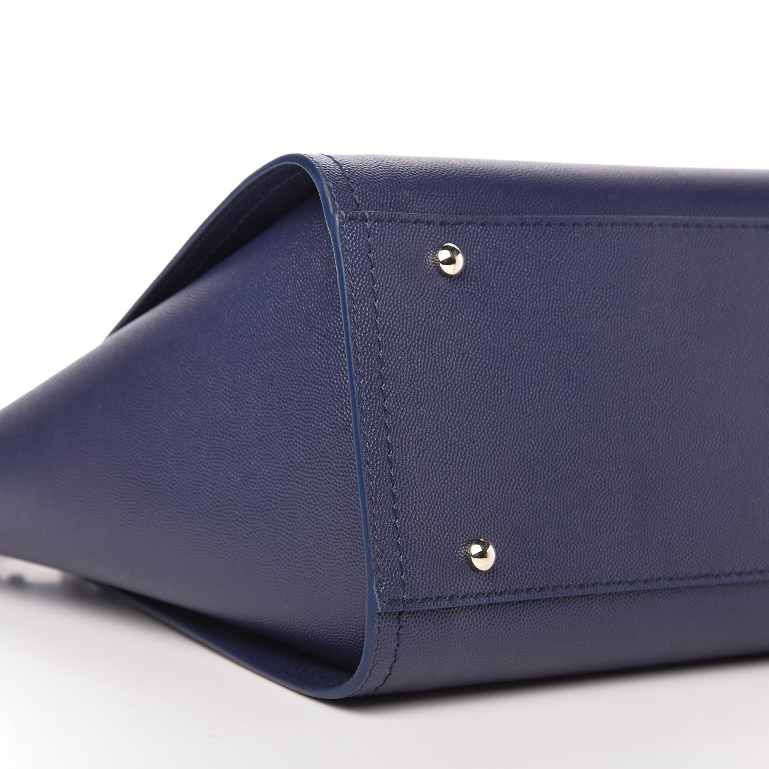 Chanel Caviar Small Studded Deauville Tote Navy 6 of 11