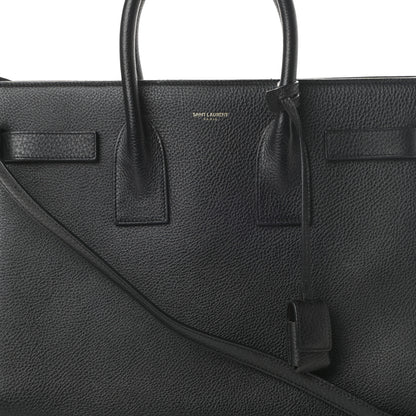 Saint Laurent Grained Calfskin Small Sac De Jour Black 8 of 14