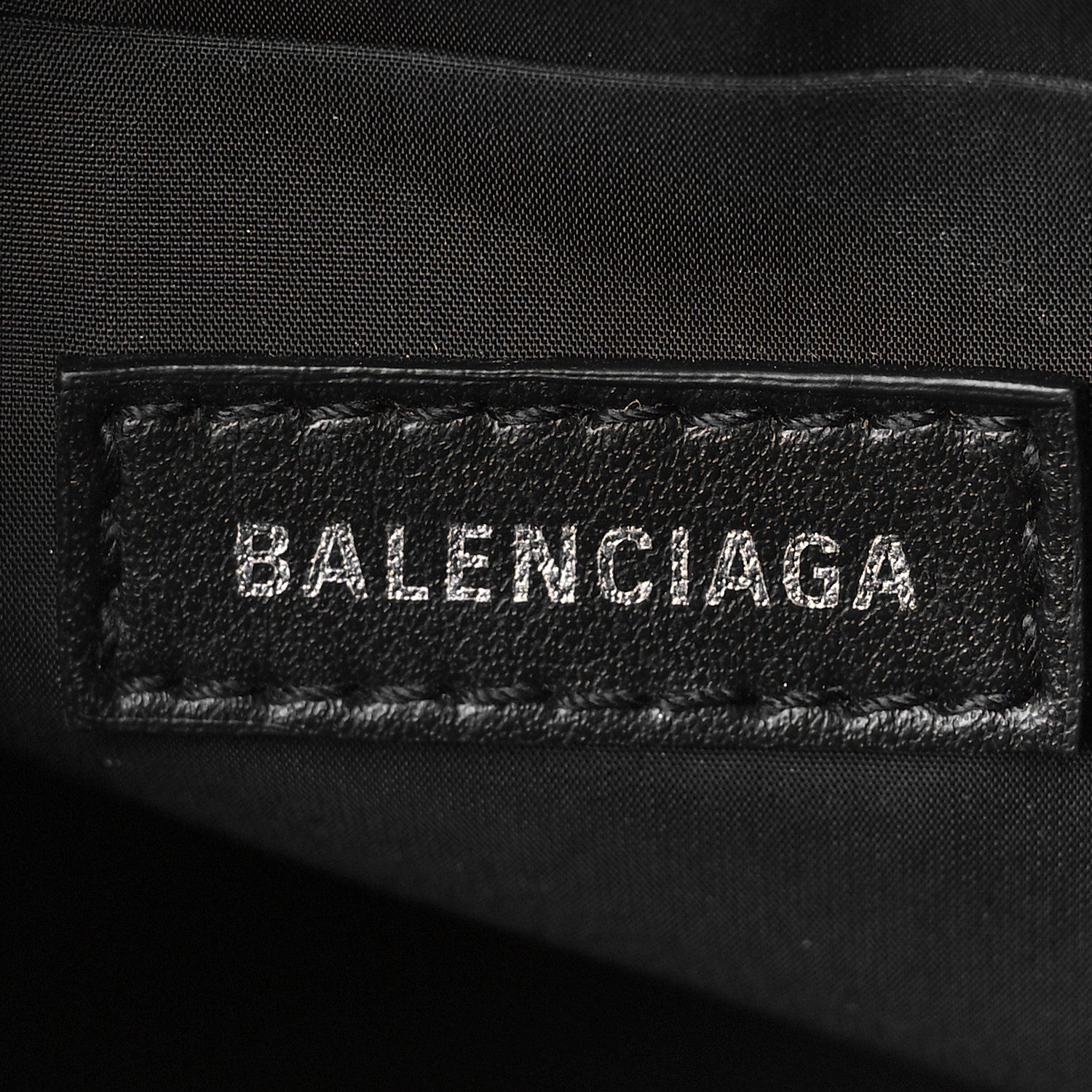 Balenciaga Recycled Sport Nylon Logo Embroidered Wheel Drawstring Bucket Bag Black Pink 5 of 7