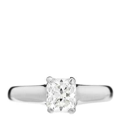 Tiffany Platinum Diamond .78ct Solitaire Lucida Engagement Ring 49 5 1 of 7