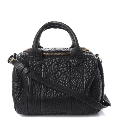 Alexander Wang Pebbled Lambskin Rockie Black Gold Hardware 1 of 11