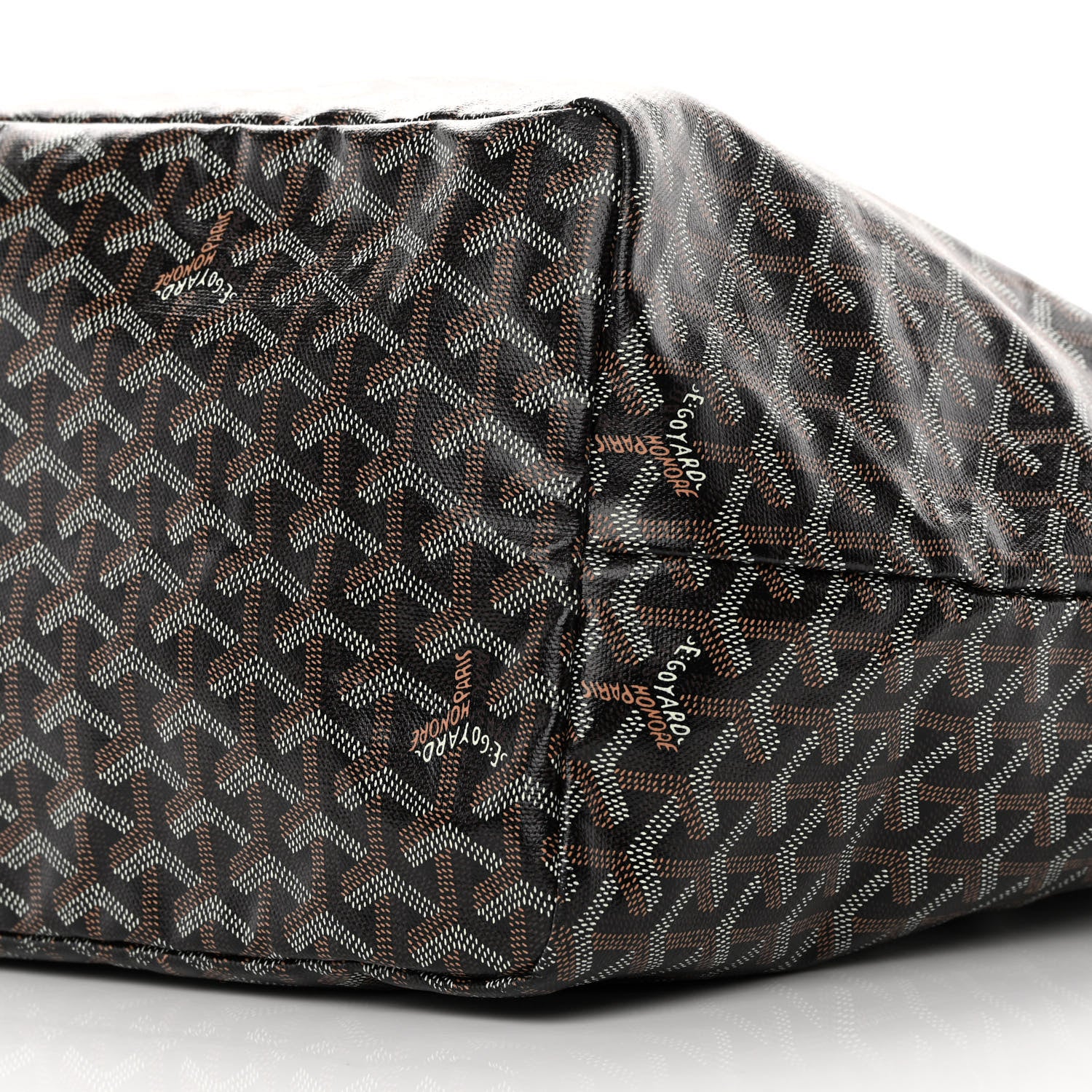 Goyard Goyardine Saint Louis GM Black Gold 11 of 18