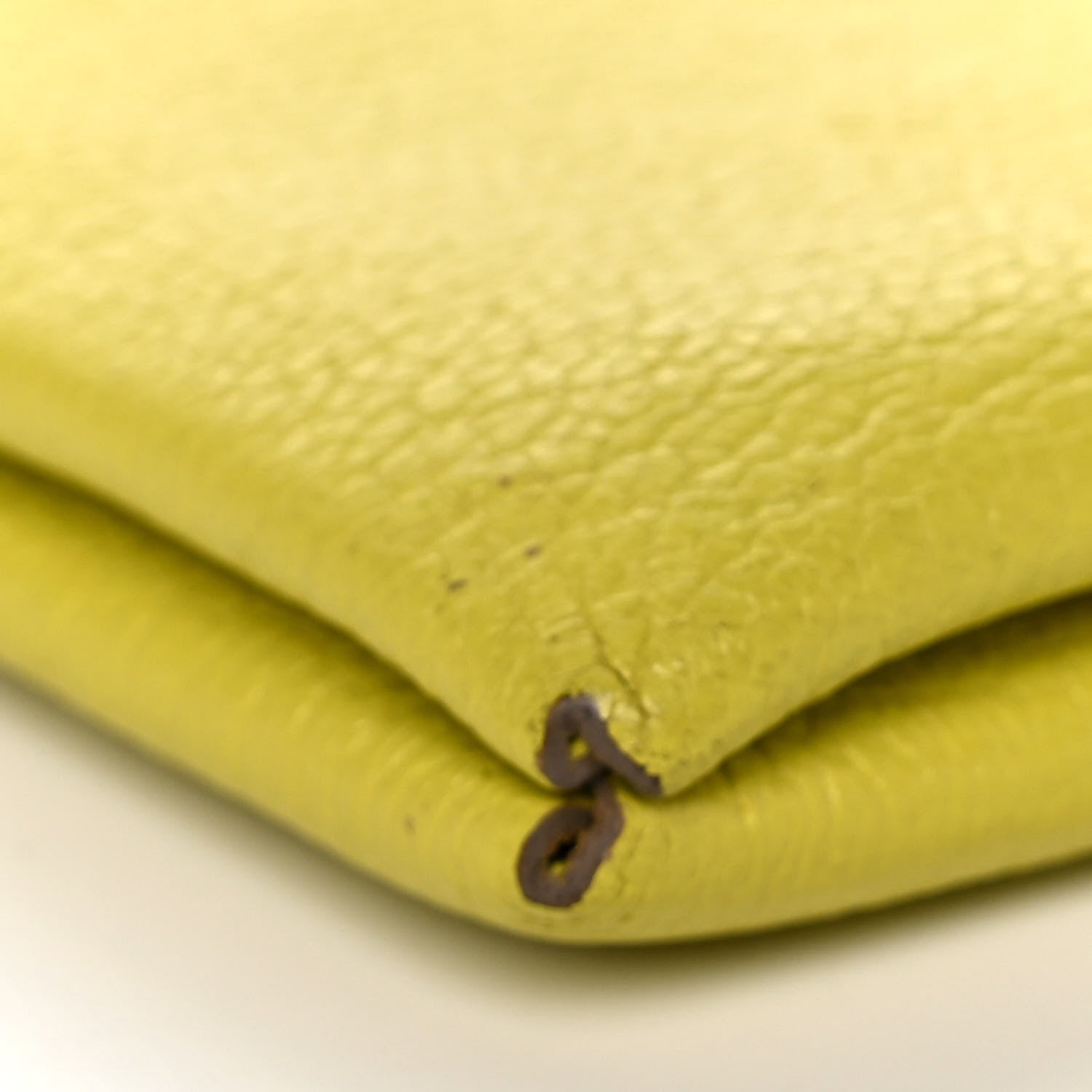 Hermes Chevre Mysore Calvi Card Case Lime 9 of 12